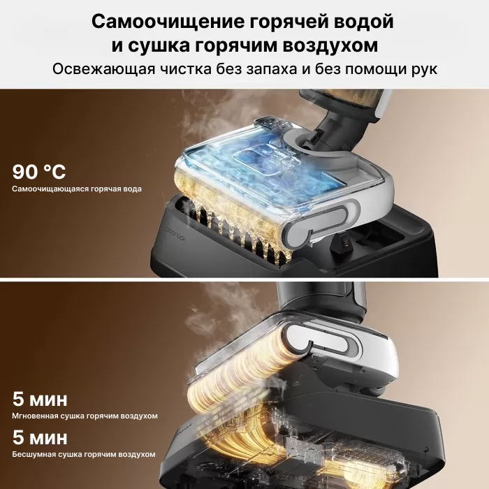 Беспроводной ручной пылесос Roborock F25 ACE для сухой и влажной уборки (Русская версия)